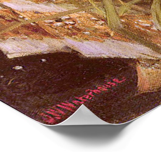 オフェリアバイジョンウィリアムのウォーターハウス ポスター (角)