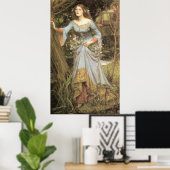 オフェリアバイジョンウィリアムWaterhouse - 1910 ポスター (ホームオフィス)