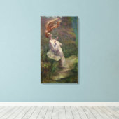 オフェリア溺死， 1895 キャンバスプリント (インサイチュ (ウッドフロア))