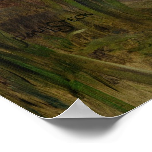 オフェリア溺死， 1895 ポスター (角)