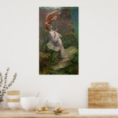 オフェリア溺死， 1895 ポスター (キッチン)