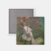 オフェリア溺死， 1895 マグネット (正面/裏面)