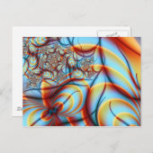 オフェリア素晴らし抽象芸術フラクタル ポストカード (正面/裏面)
