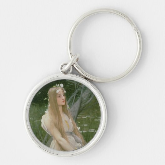オフェリア(キャンバスの油) キーホルダー (正面)