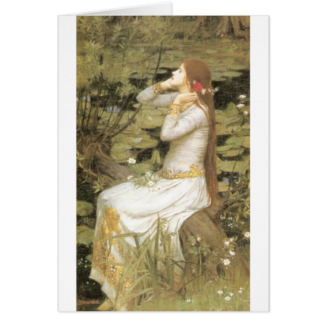 オフェリア-ジョン・ウィリアム・ウォーターハウス(1894年) (正面)