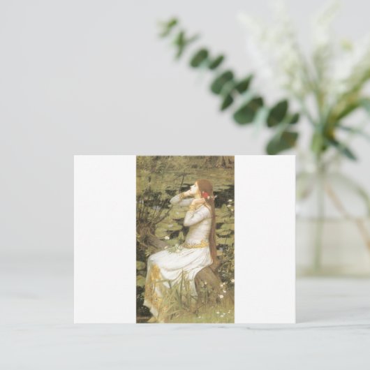 オフェリア-ジョン・ウィリアム・ウォーターハウス(1894年) ポストカード (スタンド正面)