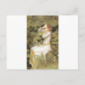 オフェリア-ジョン・ウィリアム・ウォーターハウス(1894年) ポストカード (正面)
