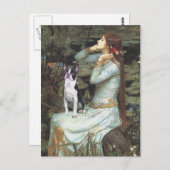 オフェリア&ボストンテリア ポストカード (正面/裏面)