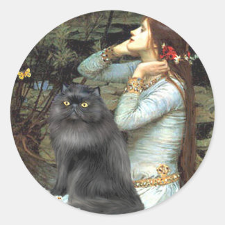 オフェリア 黒ペルシャ猫 ラウンドシール