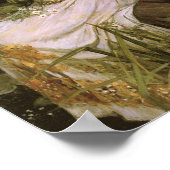 オフェリア(1894)by John William Waterhouse ポスター (角)