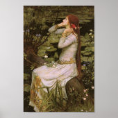 オフェリア(1894)by John William Waterhouse ポスター (正面)