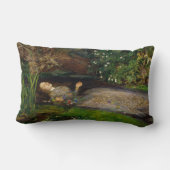 オフェリアc.1852年Sir John Everett Millais著 ランバークッション (裏面)