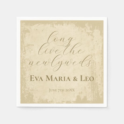 オフエレガントホワイトエグランジッジ スタンダードカクテルナプキン (正面)