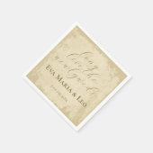 オフエレガントホワイトエグランジッジ スタンダードカクテルナプキン (角)