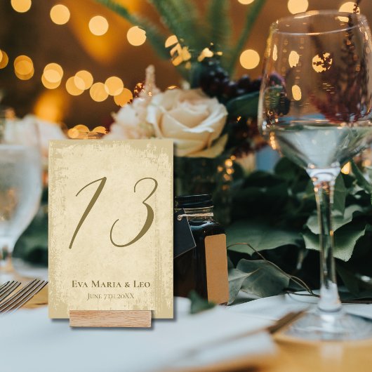 オフエレガントホワイトエグランジッジ テーブルナンバー