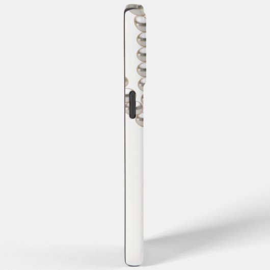 オフエレガントホワイトパールネックレス Case-Mate iPhoneケース (裏面 / 右)