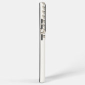 オフエレガントホワイトパールネックレス SAMSUNG GALAXYケース (右側面)