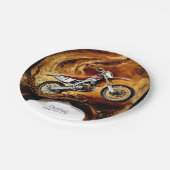 オフカラフルロードキッズバイク誕生日 ペーパープレート (アングル)