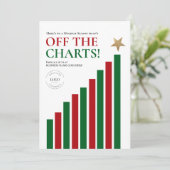 オフザグラフホリデー企業のカスタム シーズンカード (スタンド正面)