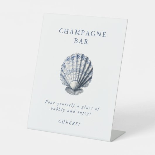 オフザマーケットコースタルマーケットブライダルシャワー 台座サイン (正面)