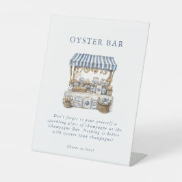 オフザマーケットコースタルマーケットブライダルシャワー 台座サイン