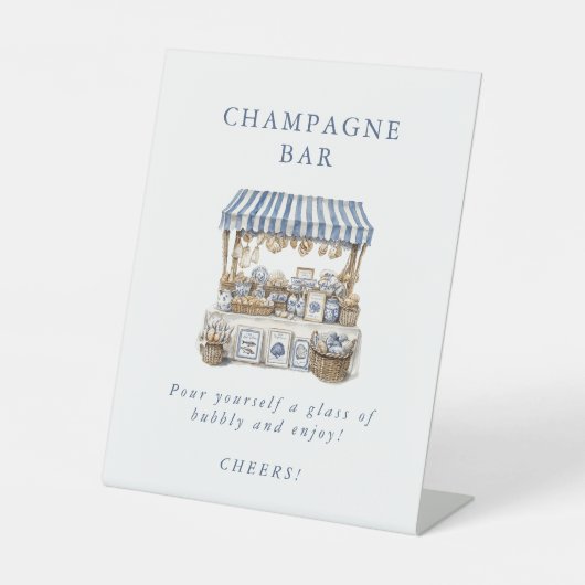 オフザマーケットコースタルマーケットブライダルシャワー 台座サイン (正面)