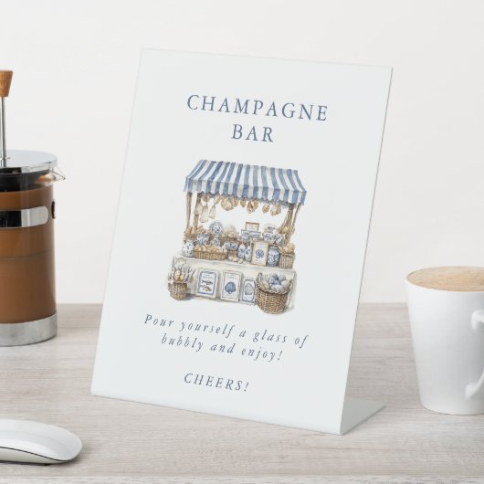 オフザマーケットコースタルマーケットブライダルシャワー 台座サイン (インサイチュ)