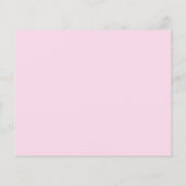 オフザマーケットピンクレッドブライダルシャワーレシピカード (裏面)