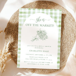 オフザマーケットファーマーズマーケットブライダルシャワー 招待状
