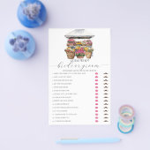 オフザマーケットフローラショップブライダルシャワーゲーム チラシ (シングル)