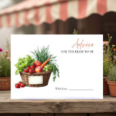 オフザマーケットブライダルシャワーアドバイスのための花嫁 招待状