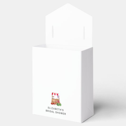 オフザマーケットブライダルシャワーシンプルありがとう フェイバーボックス (オープン)