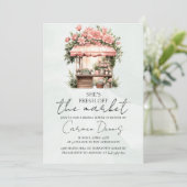 オフザマーケットブライダルシャワーファーマーズマーケット 招待状 (スタンド正面)