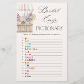 オフザマーケットブライダルシャワー絵文字ゲーム (正面)