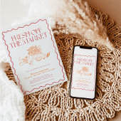 オフザマーケットブライダルシャワー、ファーマーズマーケット 招待状