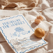 オフザマーケットブライダルシャワー、ファーマーズマーケット 招待状