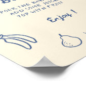 オフザマーケットブルーハンドドロッドミモザバー ポスター (角)