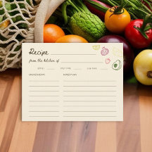 オフザマーケット手描きブライダルシャワーレシピ