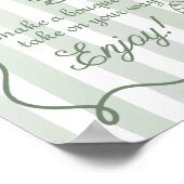 オフザマーケット手描きブライダルシャワー花バー ポスター (角)