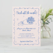 オフザマーケット花手描きブライダルシャワー 招待状 (スタンド正面)