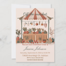 オフザマーケット農家ブライダルシャワー招待状 招待状