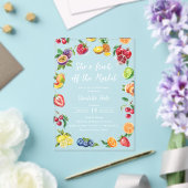 オフザマーケット農家ブライダルシャワー アクリル招待状 (インサイチュ (ウェディング))