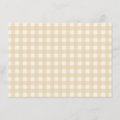 オフザマーケット農家市場ブライダルシャワーレシピ エンクロージャーカード (裏面)