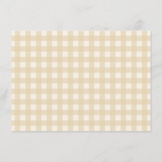 オフザマーケット農家市場ブライダルシャワーレシピ エンクロージャーカード (裏面)