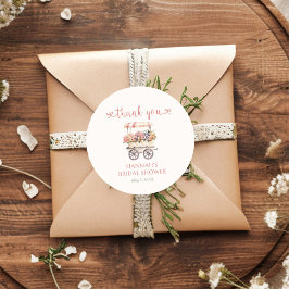 オフザマーケット ブライダルシャワーのお祝い ラウンドシール