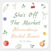 オフザマーケット ブライダルシャワー スクエアシール (正面)