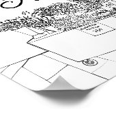 オフザマーケット、農家マーケカードとGIftsのサイン ポスター (角)