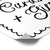 オフザマーケット、農家マーケカードとGIftsのサイン ポスター (角)