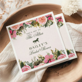 オフザリザーズケンタッキーダービーブライダルシャワー スタンダードカクテルナプキン