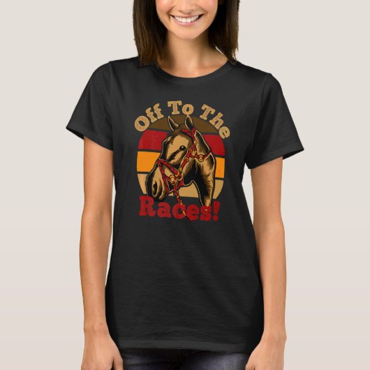 オフザレースケンタッキー競馬ダービーパーティー Tシャツ (正面)